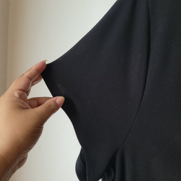 Torrid Midi Studio Knit Ruched Front Dress - Picture 8 of 8